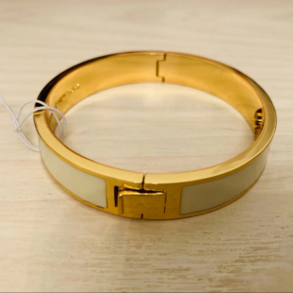 Kate Spade Hole Punch Bracelet White NWT - Picture 11 of 14